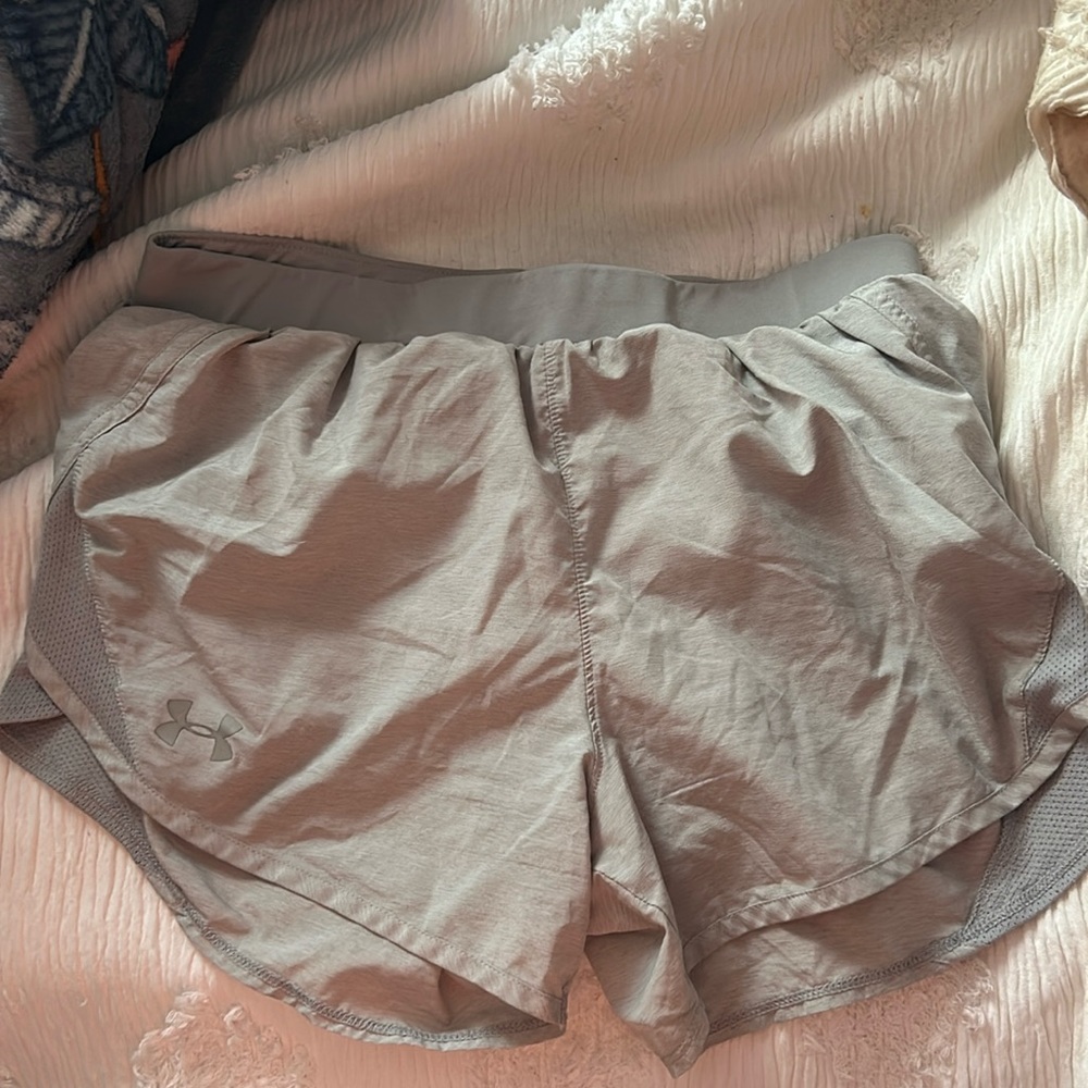 grey under armour shorts